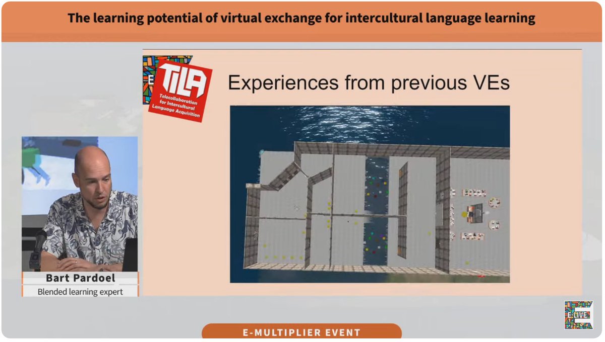 Bart Pardoel showing us his experience with gamification in a German Lingua Franca exchange. @ETwinningEurope <a href="/EUErasmusPlus/">Erasmus+</a>