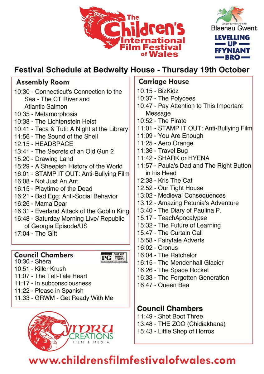 Children’s International Film Festival of Wales tweet media