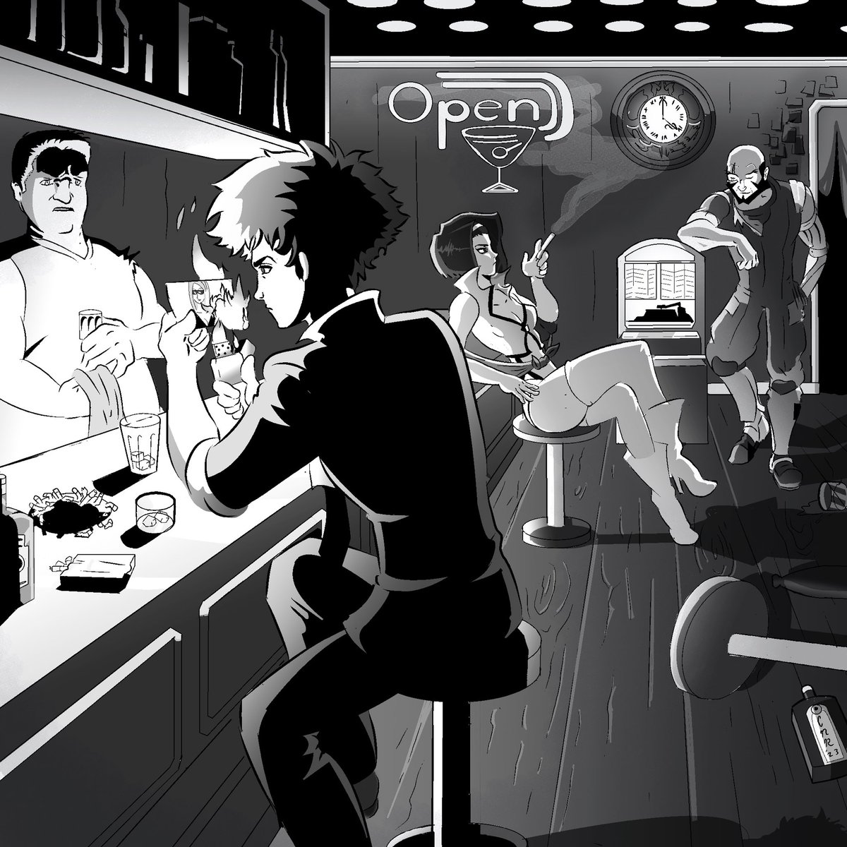 CNR_Music's tweet photo. #Inktober (Personal) Prompt 10 - #SpikeSpiegal #CowboyBebop #Spikefanart  #Sketchtober  # https://t.co/72Ck7ANMSK