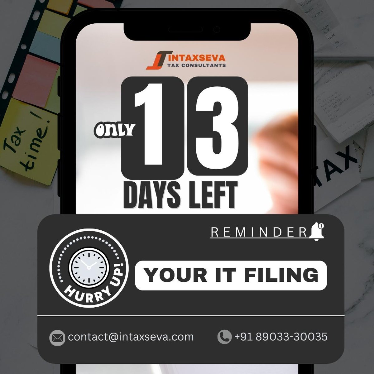 Intaxseva_offl's tweet photo. இந்த கூகிள் பாரத்தில் உங்கள் விவரங்களை அளித்தால் எங்களது குழுவினர் உங்களை தொடர்புகொண்டு உதவ தயாராக இருக்கிறார்கள்.
https://t.co/Yw4Lg6MkvF

#incometax   #incometaxindia #incometaxreturn #tax #refund #lastedate #itr #itfiling #taxfiling #newregime #oldregime https://t.co/FRZanTmJ9U