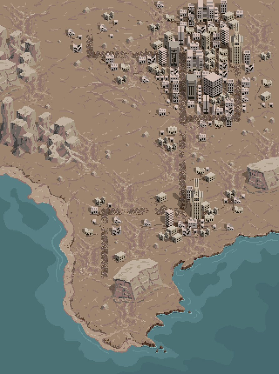 Map of the dead world

#maps #pixelart #ドット絵