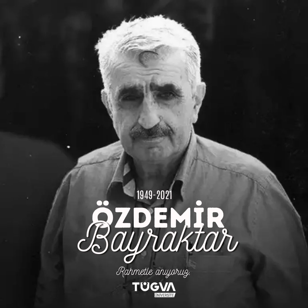 tugvauniversite's tweet photo. Türkiye'nin ilk yerli S/İHA sistemi olan Bayraktar TB2nin ve Bayraktar Akıncı'nın tasar��mcısı mühendis ve girişimci Özdemir Bayraktar'ı rahmetle ve minnetle anıyoruz.

#ÖzdemirBayraktar https://t.co/hvGWTWub46