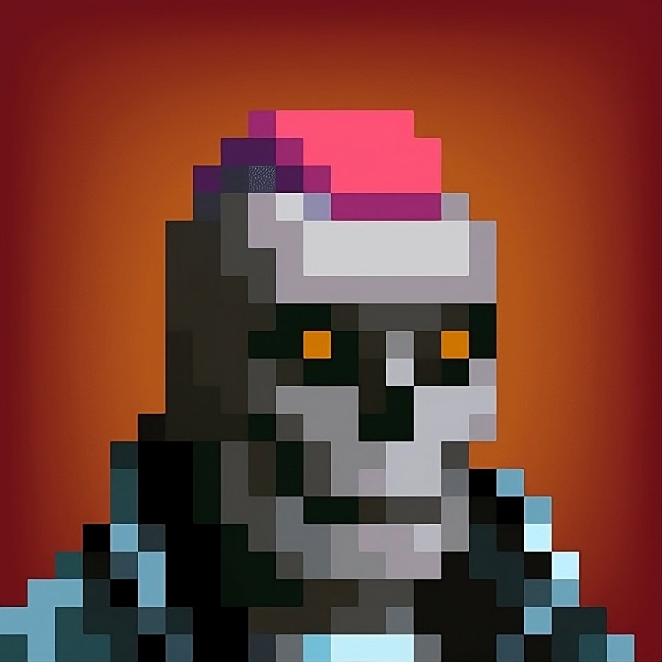 0xManETH's tweet image. Been bidding on this GU for a while only to see it was just floored to a bot. Luckily managed to feed the bot and rescue him from the floor. #GenuineUndead #StayGenuine