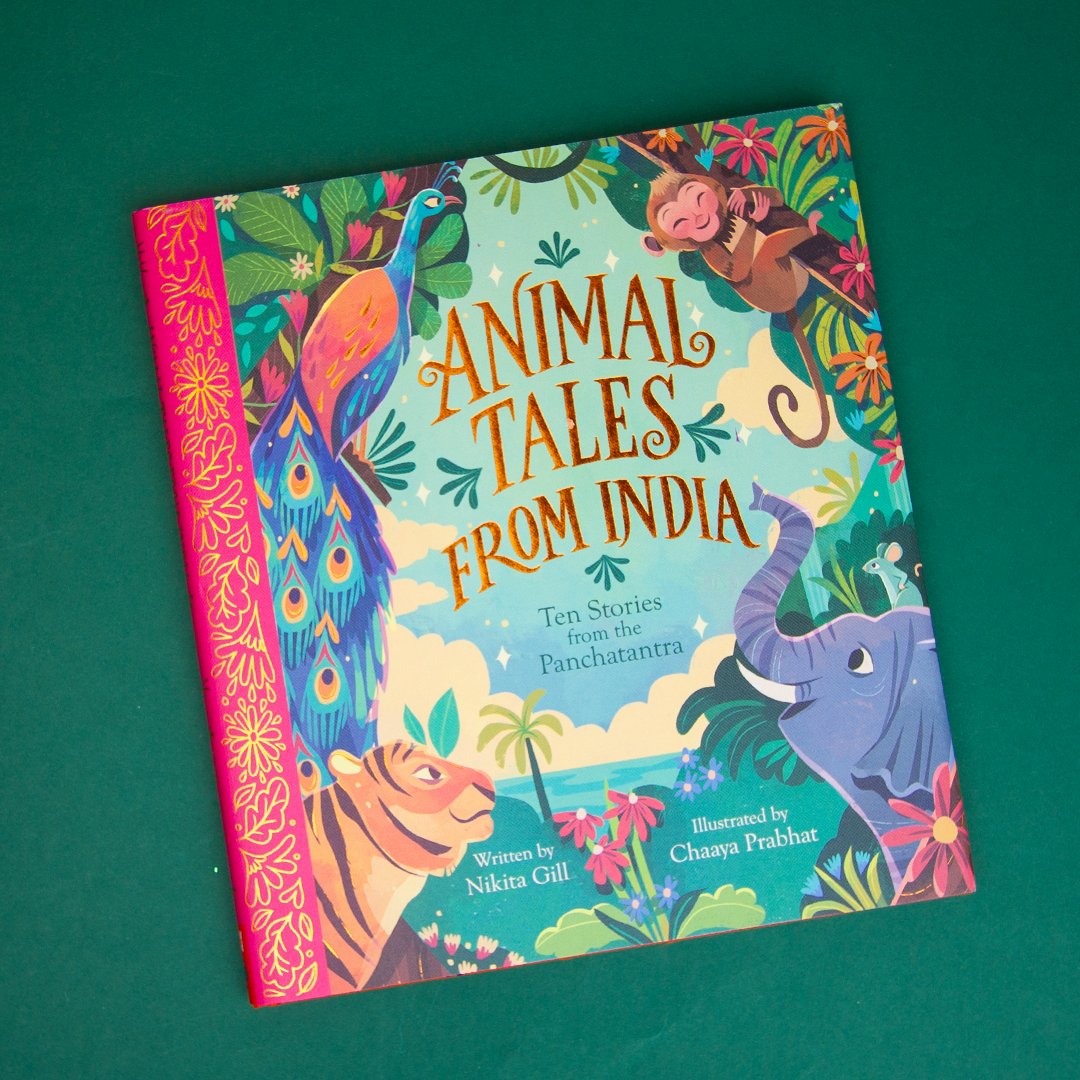 The stories of the Panchatantra have been shared for thousands of years, kept alive by generation after generation of storytellers✨ #AnimalTales is a captivating collection of ten tales reimagined with warmth & wit🧡 Get yours: ow.ly/eXS550PY2qI @nktgill @chaayaprabhat