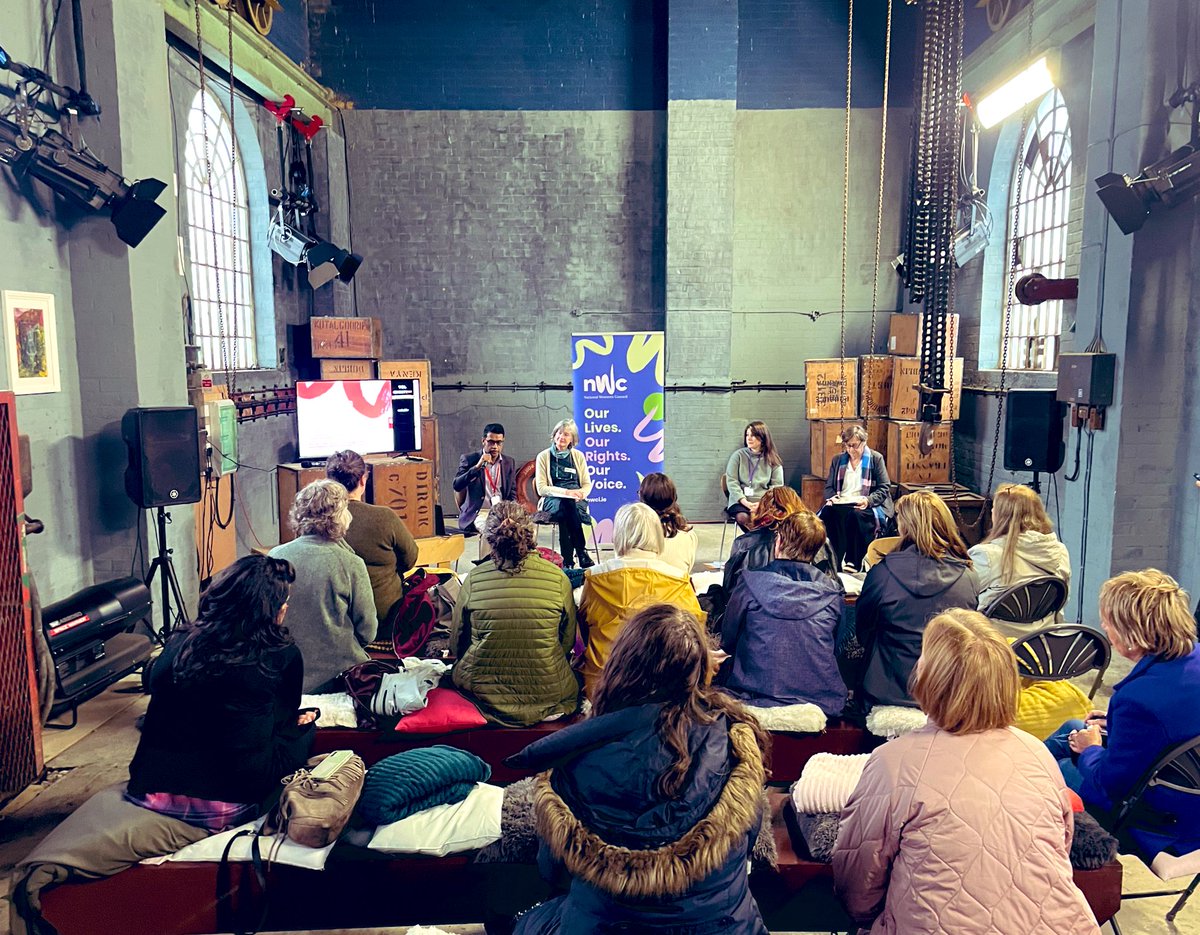 SIPTU's tweet photo. “I say on behalf of Ireland’s care workers that we want a wording in the constitution that recognises, respects and values both unpaid care and paid care, in the home and outside the home.”

📸 Don Samaratunga @siptuhealth Shop Steward speaking at @NWCI #EqualityRef event. #DAHRF https://t.co/qKW1CWO5Jo