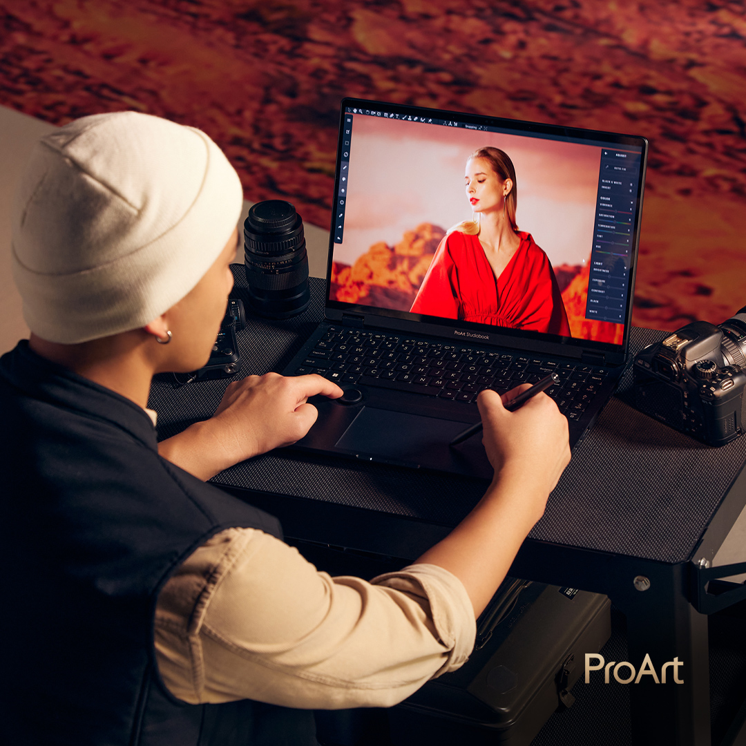 ASUS's tweet image. Make your image processing a breeze with #ASUS #ProArt #Studiobook! It&apos;s the perfect companion for @Adobe Photoshop, Photoshop Lightroom Classic and other tools. 😎
👉Click the link for more info: asus.click/H7604_TW