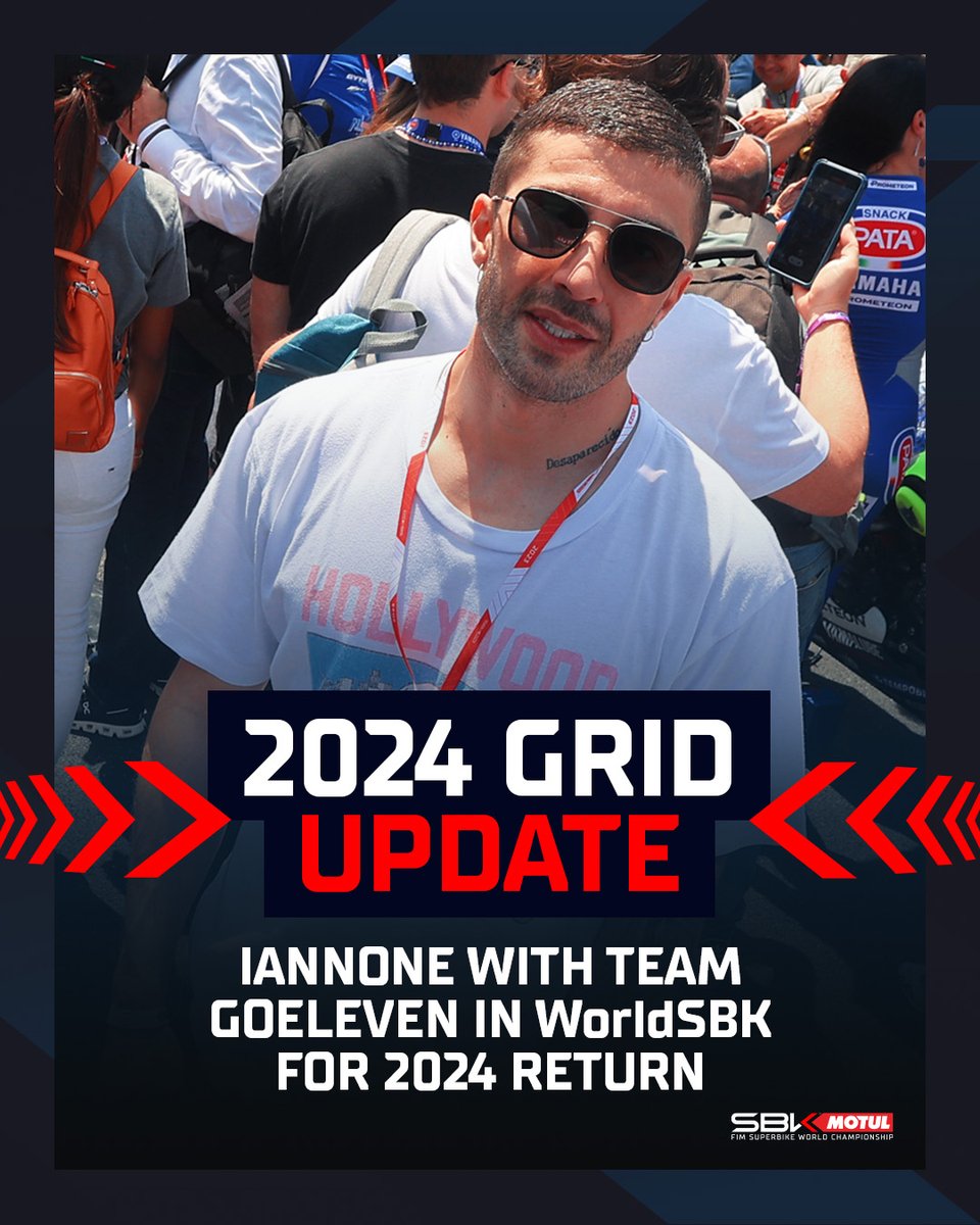 🚨 The Maniac is BACK 🚨 

It's finally official! <a href="/andreaiannone29/">Andrea Iannone</a> will join the 2024 #WorldBSK Grid with Team GoEleven 🔥

Read more 👉 bit.ly/3QnxDfM

📰 | #2024WorldSBKRidersMarket