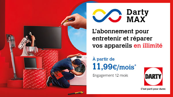 Darty_Officiel's tweet photo. #DartyMax I Découvrez Darty Max, l'abonnement pour entretenir et réparer vos appareils en illimité 😍👉 https://t.co/Su3CZYB7rc https://t.co/kqunfbZTKj