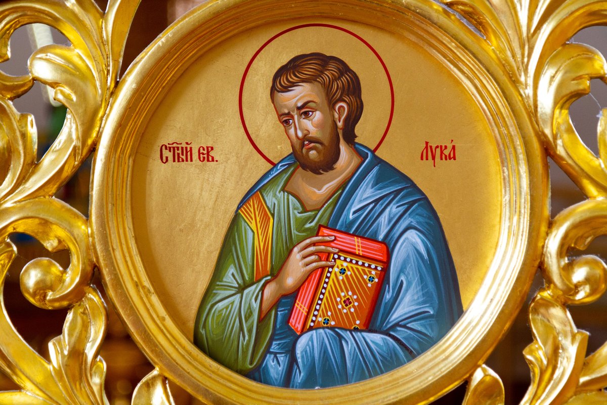 visitampleforth's tweet photo. #FeastofStLuke

He is the author of both the Gospel and the Acts of the Apostles and is the patron saint of physicians, surgeons and artists.

His writing is very sophisticated in its use of language and the styles of both Old Testament writing and Greek historiography. https://t.co/B1reKVlTPZ