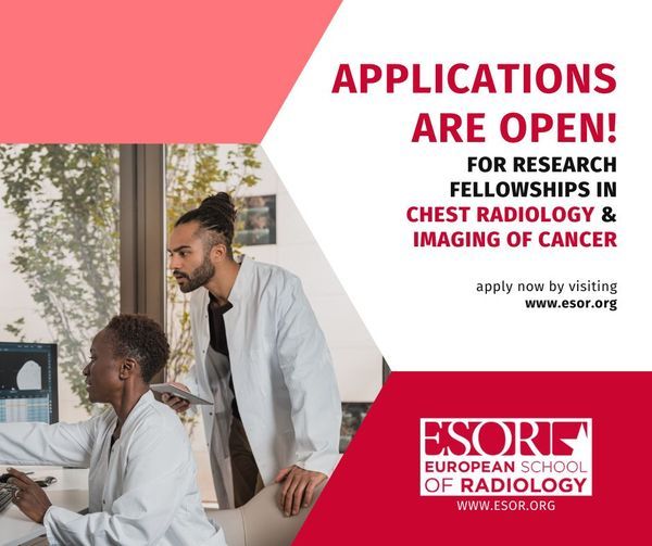 Great opportunities for those interested in research 👨‍🔬👩‍🔬💡 The European School of Radiology has TWO research fellowships currently accepting applications. Applications are open until January 15, 2024!