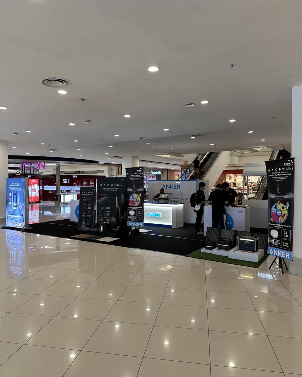 AnkerMY's tweet photo. Day 1 of our Queensbay Mall Roadshow has been a tech-lover's dream come true! 📱🎉

Missed out today? Don't worry, we're here until the 23rd, so join us for more tech delights, free ice-cream, and incredible giveaways. See you tomorrow!  #QueensbayMallRoadshow #TechBliss" 😍🔌🏠 https://t.co/G7uJtAfOOX
