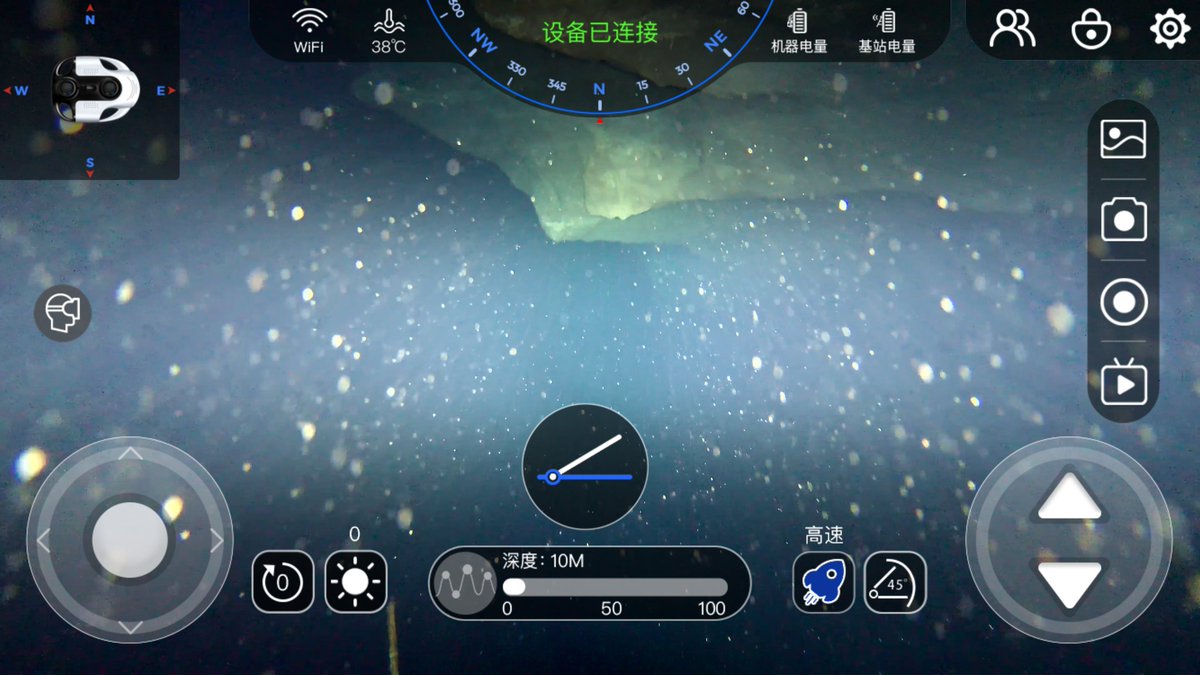 We came to an unknown river,and used #BWSpacePro 4K HD camera observed the underwater situation. The wonderful pictures under the water could be transmitted back to the control interface in real time, helping the explorer better orient!

🔗oceanhearttech.com

#Youcanrobot