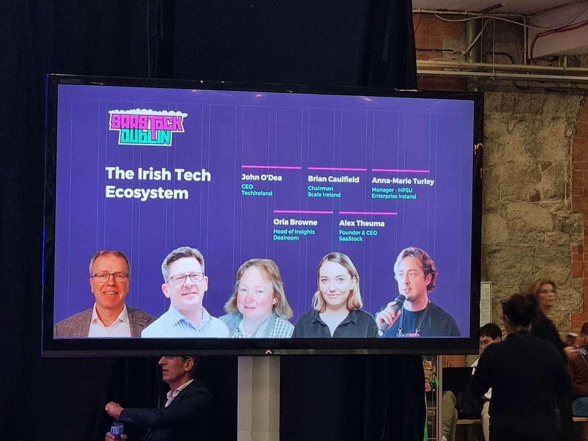 techireland's tweet image. ✨️Come to the #Bootstrap Stage for all things about the #IrishTech Ecosystem with a great Panel line up!✨️

#SaaStock2023