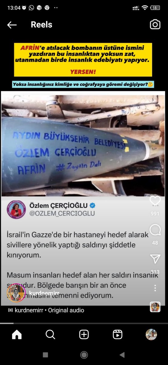 Ortadoğuda kurt kanı dışında dökülen tüm kanlar kutsaldır ..