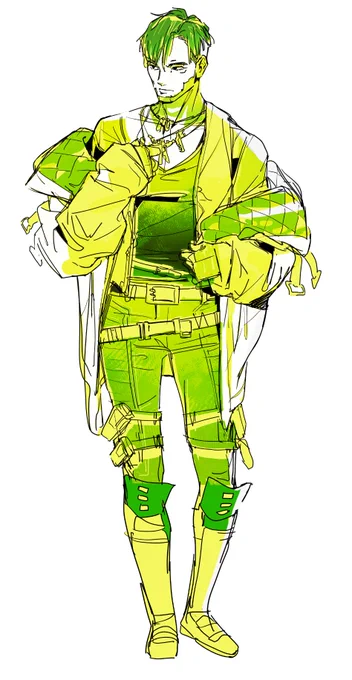 あっさり系の絵 #ApexLegendsファンアート