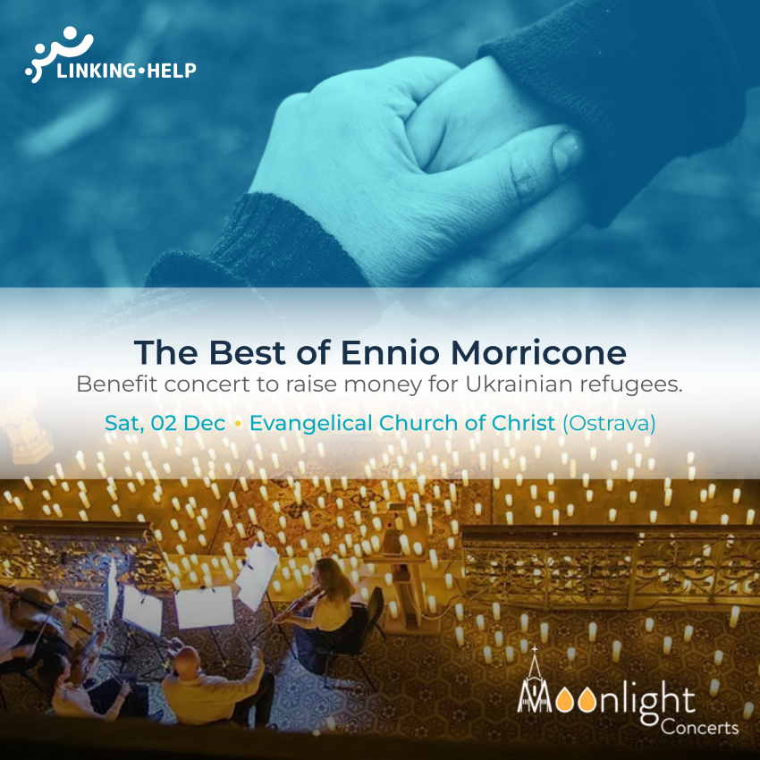 LinkingHelp's tweet photo. 🎶 Join us for a night of music with a purpose! 🌟
Benefit Concert for Ukrainian Refugees: "The Best of Ennio Morricone"
🗓 Date: Sat, 02 Dec
📍 Location: Evangelical Church of Christ, Ostrava
🎻 Performer: Olomouc String Quartet
🎫 Tickets: https://t.co/cSCu55QOko https://t.co/jETEk4Kegi