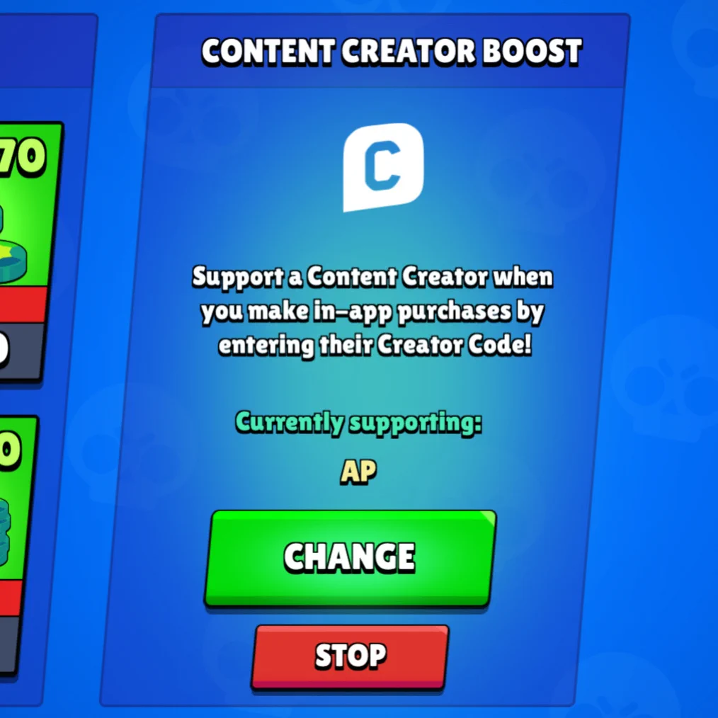 Using a Creator Code in the Shop while making any purchases the creator will get a percentage of the revenue generated from purchase! So be sure to use Code: AP for supporting my work❤🎉