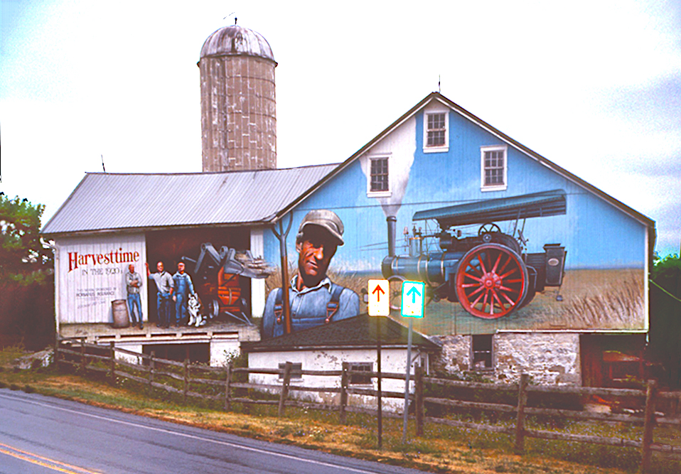 Painted Barn Faces: Then and Now marianbeaman.com/2023/10/18/pai… #blogpost #barnpainting