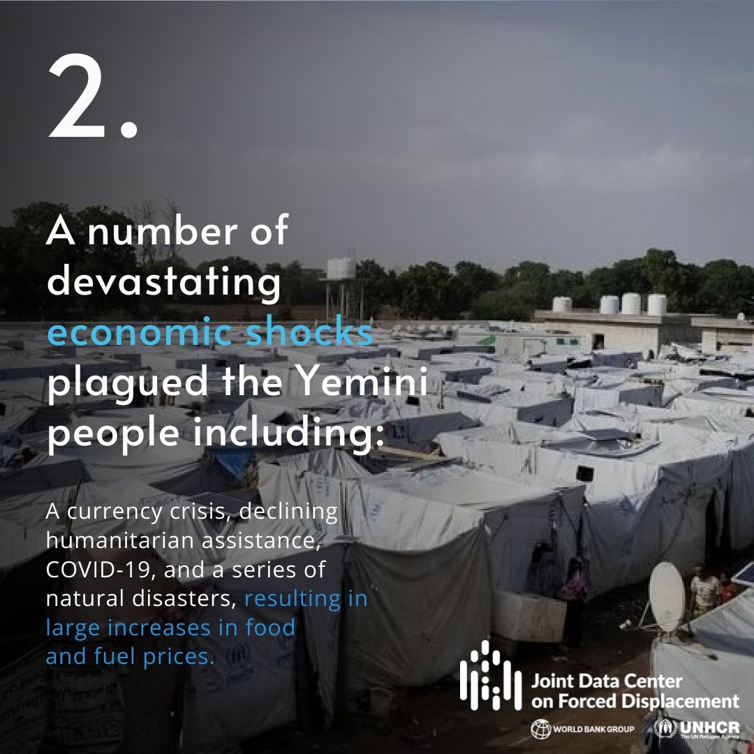jointdatacenter's tweet photo. Here are 5 facts about the ongoing #foodsecurity crisis in #Yemen. Read more about it in our recent publication: https://t.co/kcXwV1Jgdy 

#refugeedata #refugeestatistics https://t.co/mnMokE1qNk