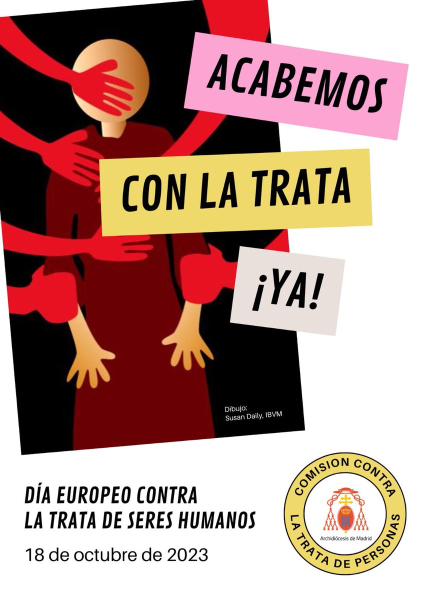 PasSocialMad's tweet photo. #DíaEuropeocontralaTratadeSeresHumanos
Comisión Contra la Trata de Personas de nuestra @archimadrid. https://t.co/WW9y0GUtwG