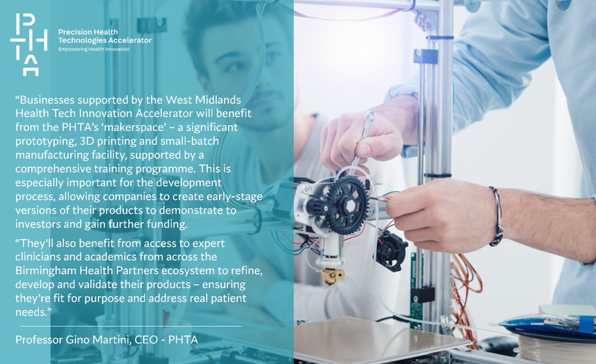 PHTA Ltd (@phta_ltd) on Twitter photo 📢 PHTA announced as partner in the West Mids Health Tech Innovation Accelerator!
🔬 <a href="/WMHTIA/">West Midlands Health Tech Innovation Accelerator</a> has received £14m from <a href="/WestMids_CA/">West Midlands Combined Authority</a> <a href="/innovateuk/">Innovate UK</a> to help bring new medical technologies into the UK market, reducing health inequalities in our region
🗞️🔗 phta.co.uk/news-and-event… 📢 PHTA announced as partner in the West Mids Health Tech Innovation Accelerator!
🔬 <a href="/WMHTIA/">West Midlands Health Tech Innovation Accelerator</a> has received £14m from <a href="/WestMids_CA/">West Midlands Combined Authority</a> <a href="/innovateuk/">Innovate UK</a> to help bring new medical technologies into the UK market, reducing health inequalities in our region
🗞️🔗 phta.co.uk/news-and-event…