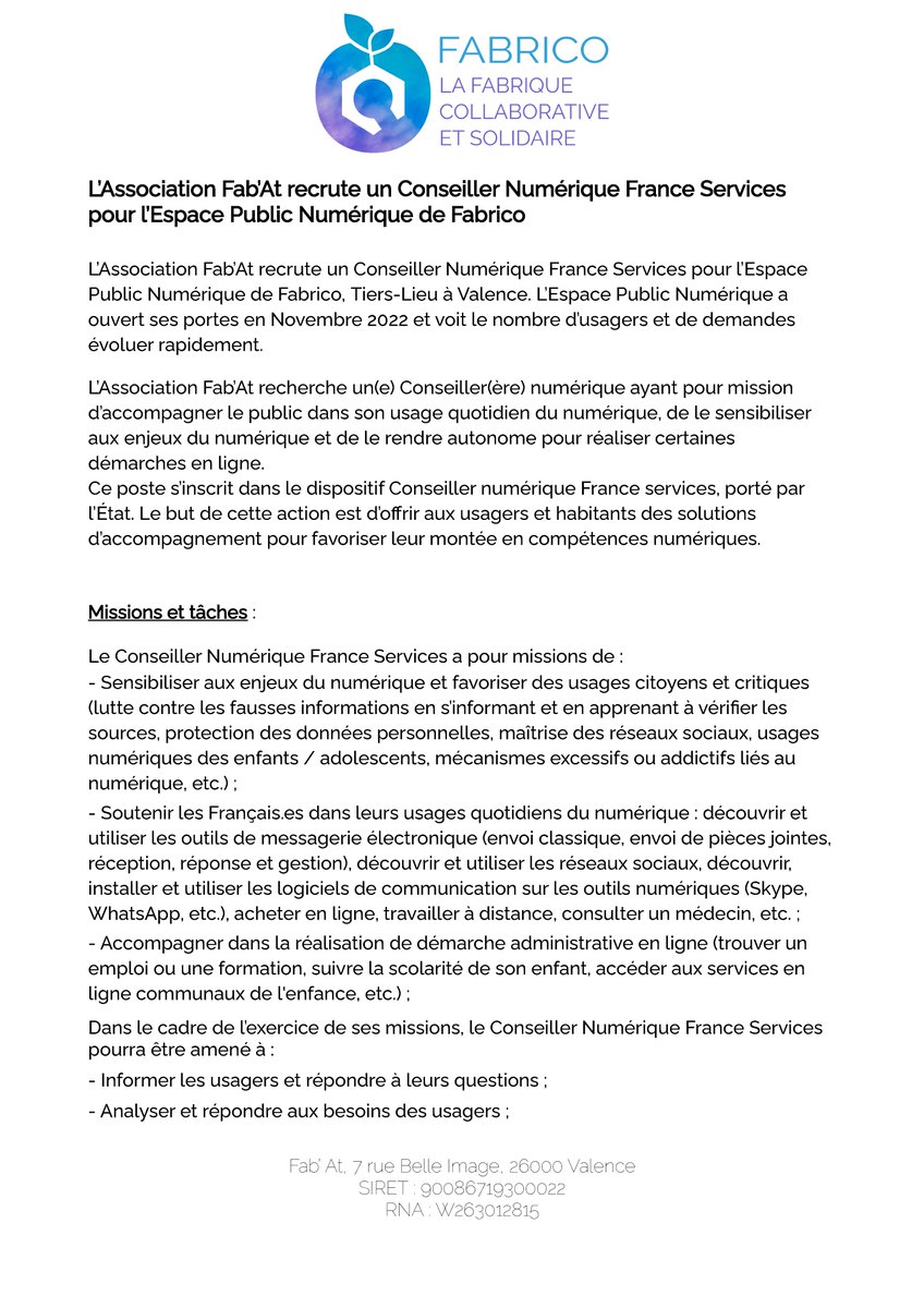 Tiers-Lieux de la Drôme - collaborer autrement !! tweet media