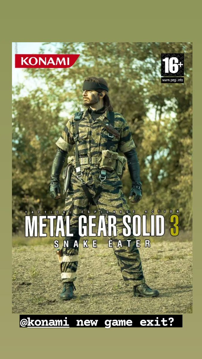 Bigsnake83's tweet photo. A new game exit??? 
@Konami ? https://t.co/ExuFAo6VMf