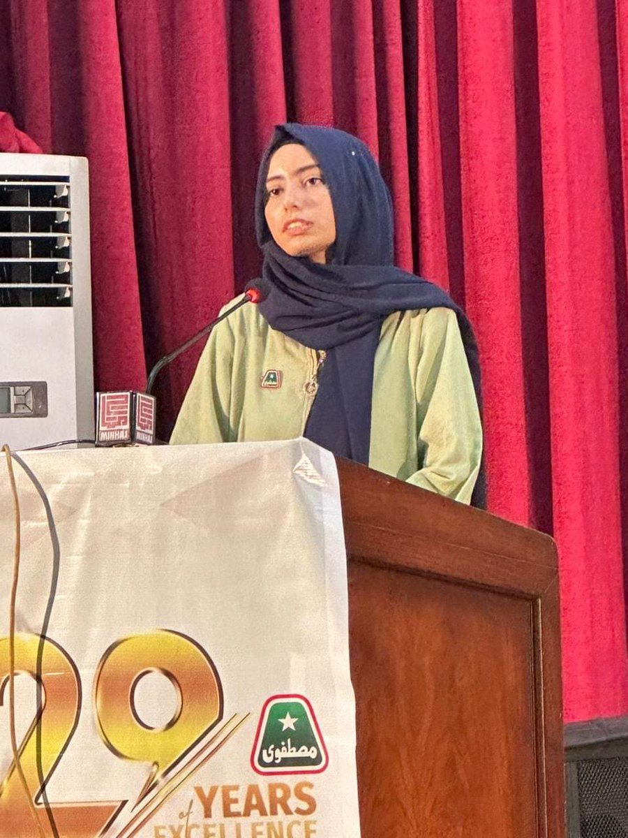 rawalpindi_msm's tweet photo. 29th Foundation Day of Mustafavi Student Movement was celebrated with a National Students Convention at Aiwan e Quaid. The event was hosted by president of MSM Faria Amin, and her team including Sr. Amna Mughal, Sr. Faiqa Urooj and Sr. Hajirah Javed#MSM #Celebrating29YearsofMSM https://t.co/FFO7z43Xx1