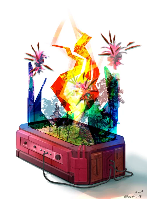 OBJECT_MONARDA はざまの森の魔法使いFA  #イラスト
