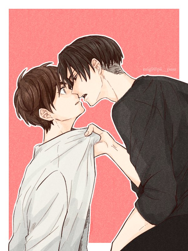 めっちゃりばえれだー！と思ってポーズ参考にさせていただきました。永遠にこのシチュだけ描いてしまう…病気か？😇