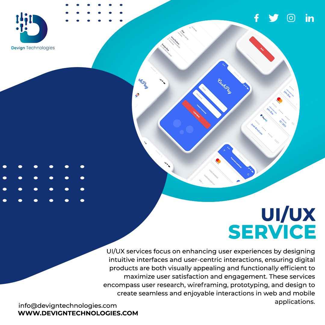 devigntech's tweet photo. Elevate user experiences with our UI/UX Design Service. Craft intuitive, visually appealing interfaces that enhance your product's value.

Visit Our Website: https://t.co/EvfvbTrNnB 

#UIDesign #UXDesign #DigitalExperience #UserCentric #CreativeDesign https://t.co/oTifiIG8C8