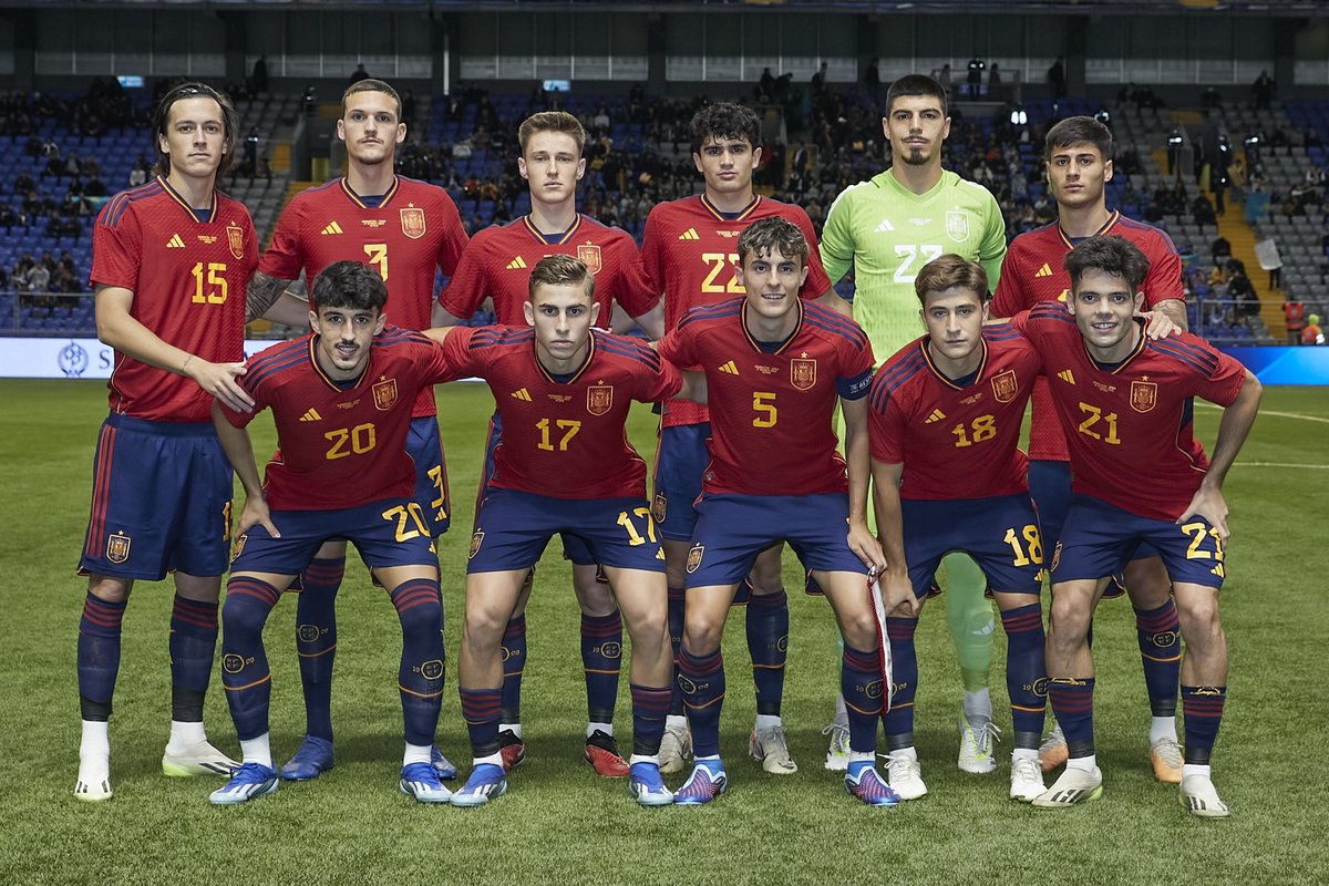 Gran victoria la de ayer frente a Kazajistán 🇰🇿. 9/9✅ en la fase de clasificación de la #U21EURO 
Vamos equipo!🇪🇸❤️