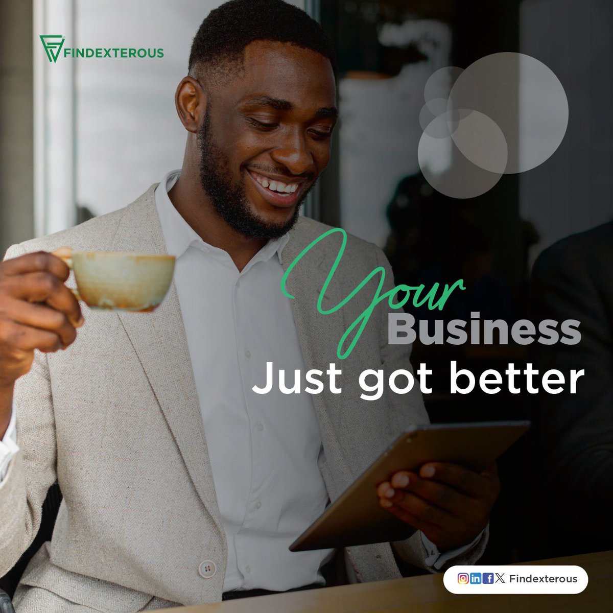 Yes, visit findexterous.com for tools that can help you grow your business.

#SMEs #goodmorning #Wednesday #BusinessInsights