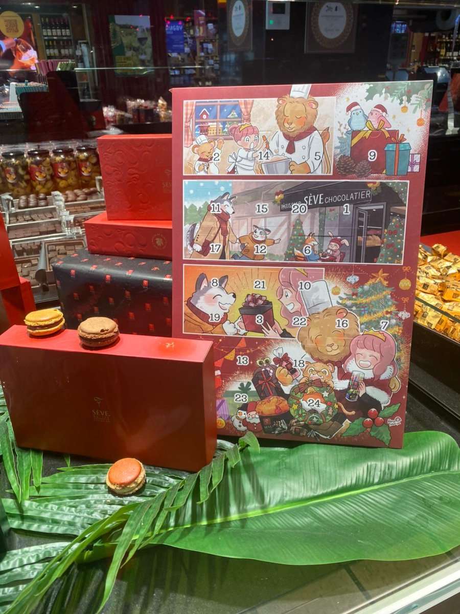 ショコラトリー・パティスリーSÈVE🍫お店の写真いただきました😊
英語版の漫画ものせておきます 