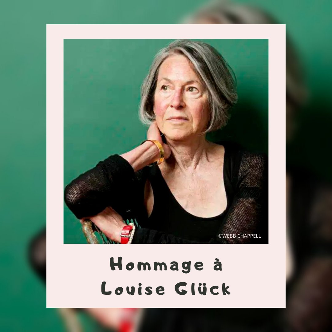 La poétesse américaine Louise Glück s'est éteinte le vendredi 13 octobre à l'âge de 80 ans. Prix Pulitzer pour L'iris sauvage, prix Nobel de littérature pour l'ensemble de son œuvre, découvrez les livres de Louise Glück : urlz.fr/o4Bg