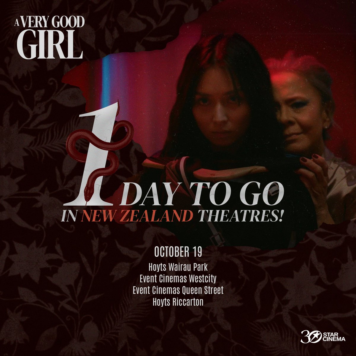 StarCinema's tweet photo. 🛎️ TOMORROW IS A GOOD DAY IN NEW ZEALAND! 🇳🇿

Beware of wolves in sheep's clothing as you experience the twists and turns of #AVeryGoodGirlInNewZealand!

Show up in your #FeelingPhilo baddie energy fits tomorrow! 💅💋 https://t.co/gwUeuD4MrV
