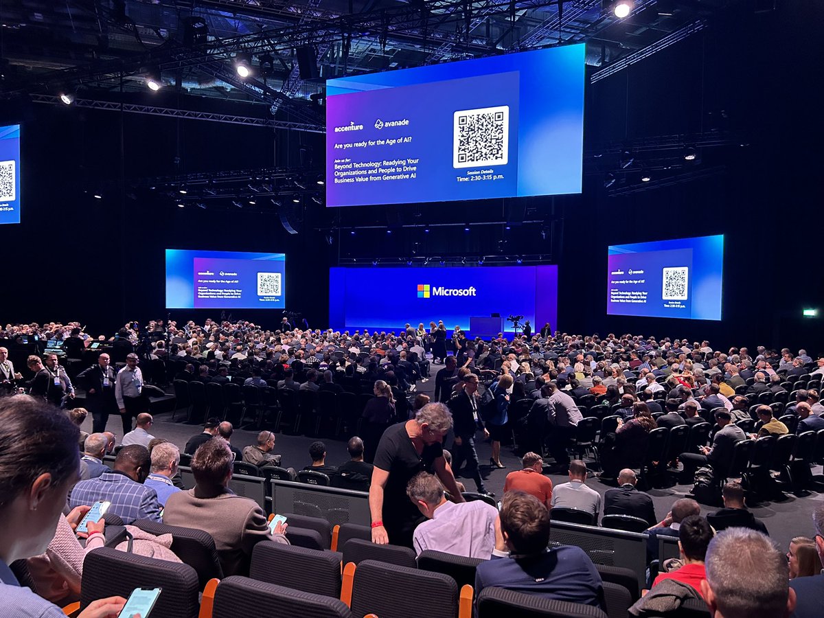 Turns out this AI piece is a bit of a thing 😜 <a href="/Microsoft/">Microsoft</a> #Envision