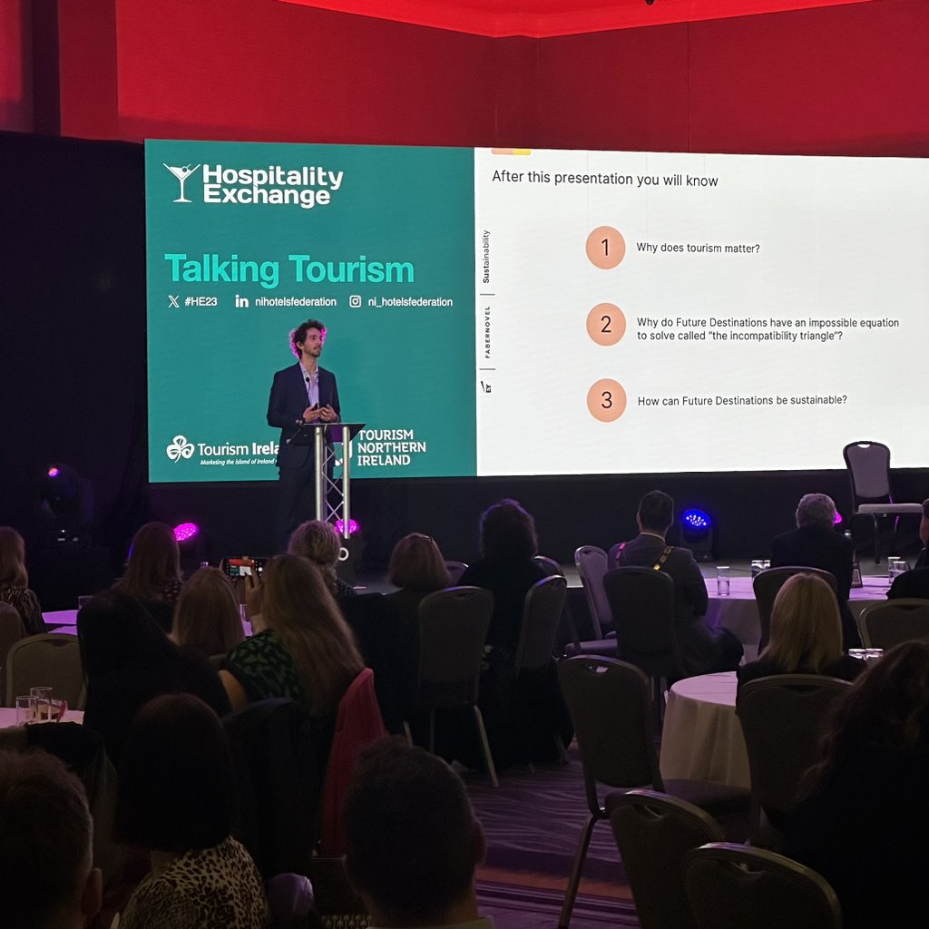 Are you dreaming green? 💚 Yannick Cabrol is here to chat about a sustainable future for tourism. 

#HE23 <a href="/yannick_cbrl/">Yannick</a> <a href="/EYnews/">EY</a>