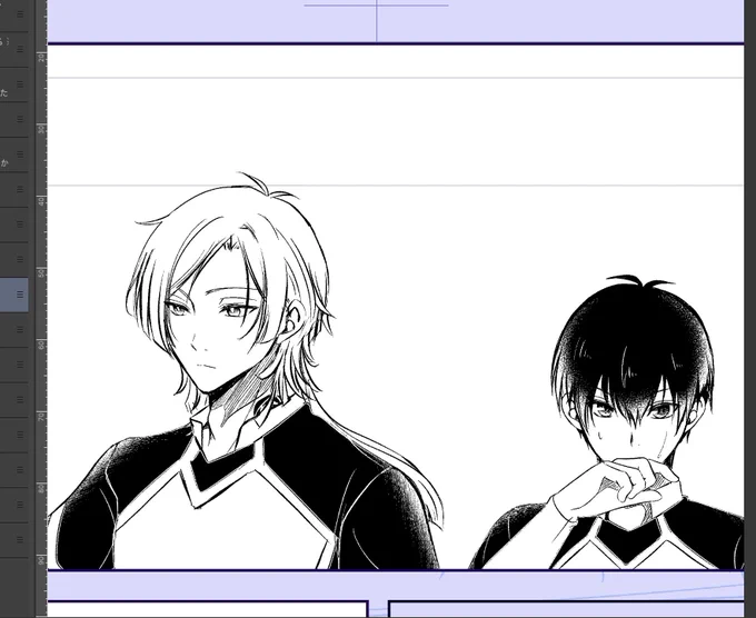 wip

ようやく一コマ…

1枚終わったらまた原稿戻る🙋‍♀️ 