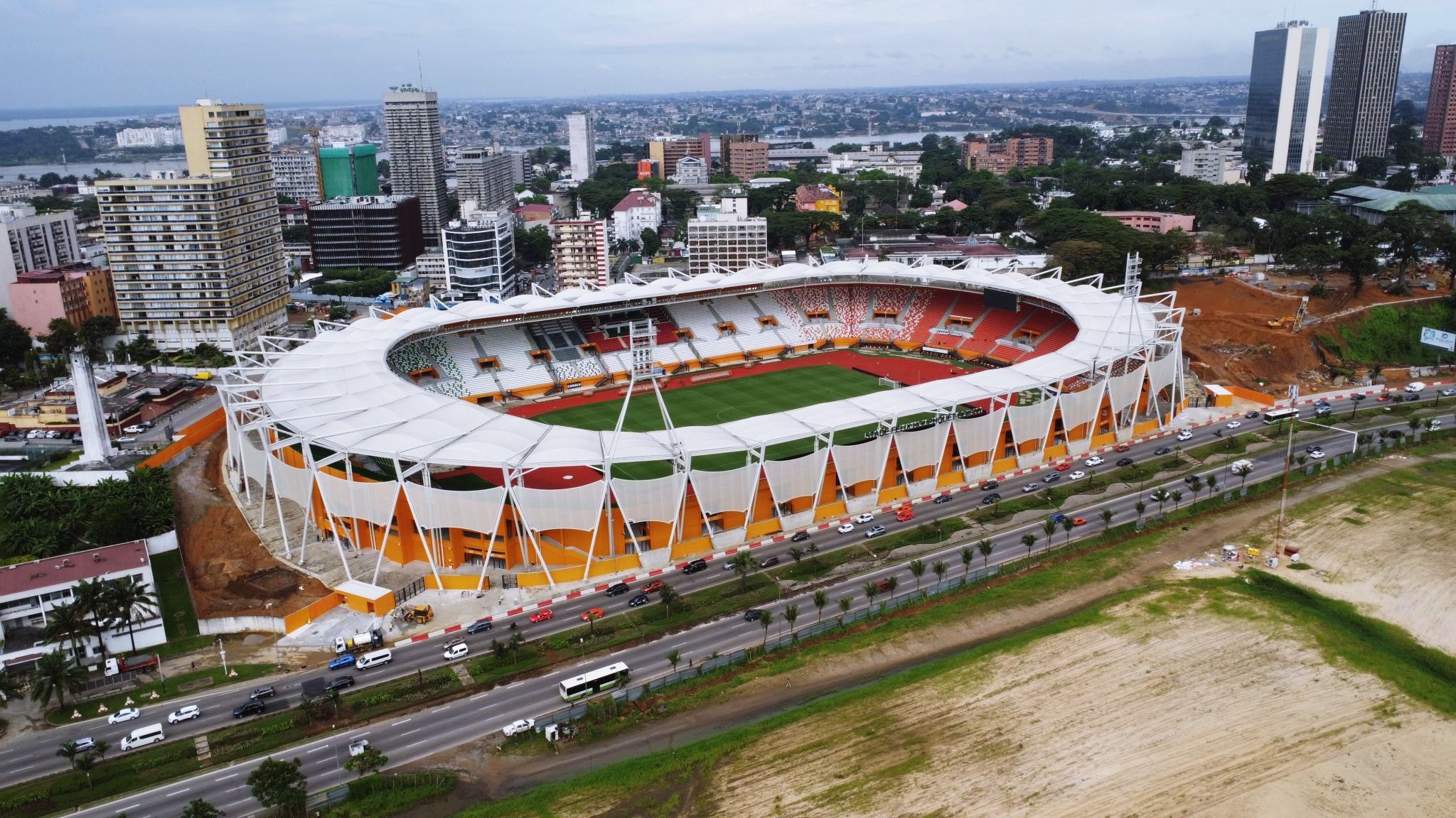 Africa View Facts on X: "Felix Houphouet Boigny stadium, a versatile sports  arena, which can host football, rugby and athletics, in Abidjan, Ivory  Coast 🇨🇮 Named after the first president of the