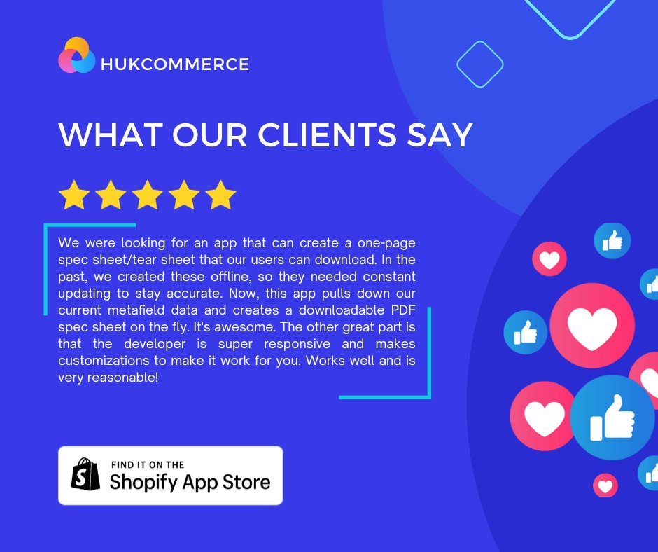 hukcommerce's tweet photo. 🏆 We're thrilled to receive a glowing 5-star review on the Shopify App Store! 🏆  Thank you Varaluz, your kind words have truly touched our hearts. Your review is just one of the many positive feedback we receive each month, and we're incredibly grateful for your support. https://t.co/Raos6mytsa