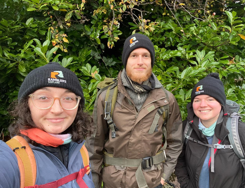 ramblersscot's tweet photo. 🧵We are *so* proud of our Out There Award graduates Caitlin, Julien &amp; Jordan, who qualified as Lowland Leaders at the weekend! 🎖️

Less than two years ago, the trio joined us to learn entry-level outdoor skills, up their confidence and meet like-minded young adults... https://t.co/ANbl6inzOb