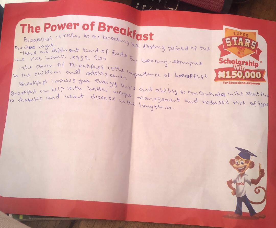 Bashpumpy's tweet image. #kelloggsSuperStars
#kelloggsScholarship