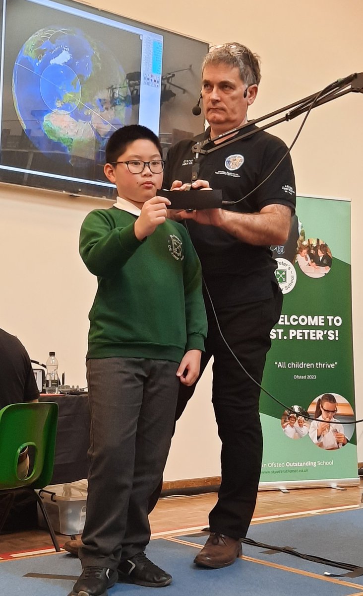 RSGB (@thersgb) on Twitter photo Congratulations Team <a href="/ARISS_Intl/">ARISS - Amateur Radio on the ISS</a> on a successful contact between <a href="/Space_Station/">International Space Station</a> & children at <a href="/st_peter_thanet/">St Peter's Juniors</a> ! 👏
What an unforgettable morning!
The children did brilliantly with 18 questions answered by @AstroJaws
#amateurradio #hamr @AMSATUK @M0XTD Congratulations Team <a href="/ARISS_Intl/">ARISS - Amateur Radio on the ISS</a> on a successful contact between <a href="/Space_Station/">International Space Station</a> & children at <a href="/st_peter_thanet/">St Peter's Juniors</a> ! 👏
What an unforgettable morning!
The children did brilliantly with 18 questions answered by @AstroJaws
#amateurradio #hamr @AMSATUK @M0XTD