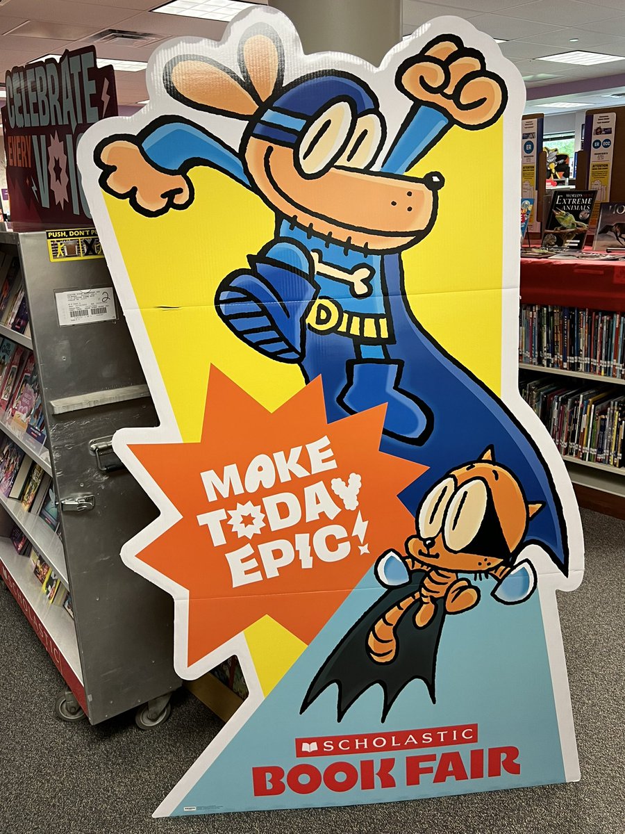 GRE Book Fair open from 4-7 p.m. , please join us to purchase your favorite titles!!!❤️📚