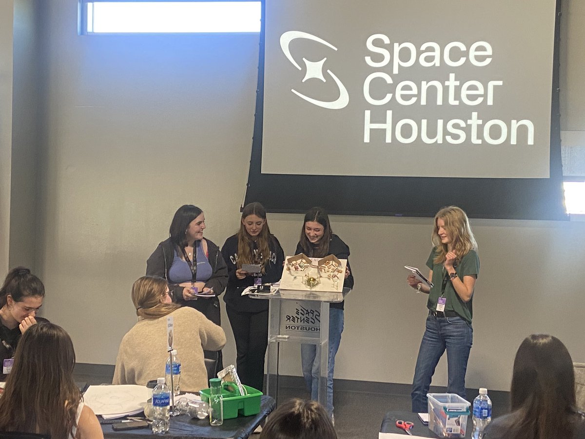 VisionsEduc's tweet photo. Rocket building, a very competitive Mars Habitat challenge and a visit to Mission Control. Some of the highlights of @FHSRegentsPark trip to NASA Space Center Houston so far. https://t.co/N0VD3S9ey0