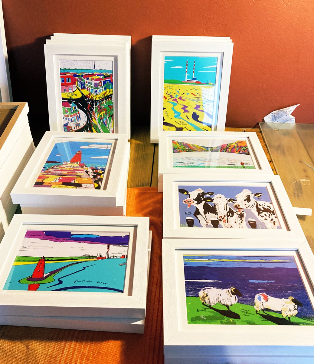 jFrazerPrints's tweet photo. A few ready for delivery to Books on the Green, Sandymount. #johnfrazerprints #sandymount #dublin #art https://t.co/IPto93Zafj