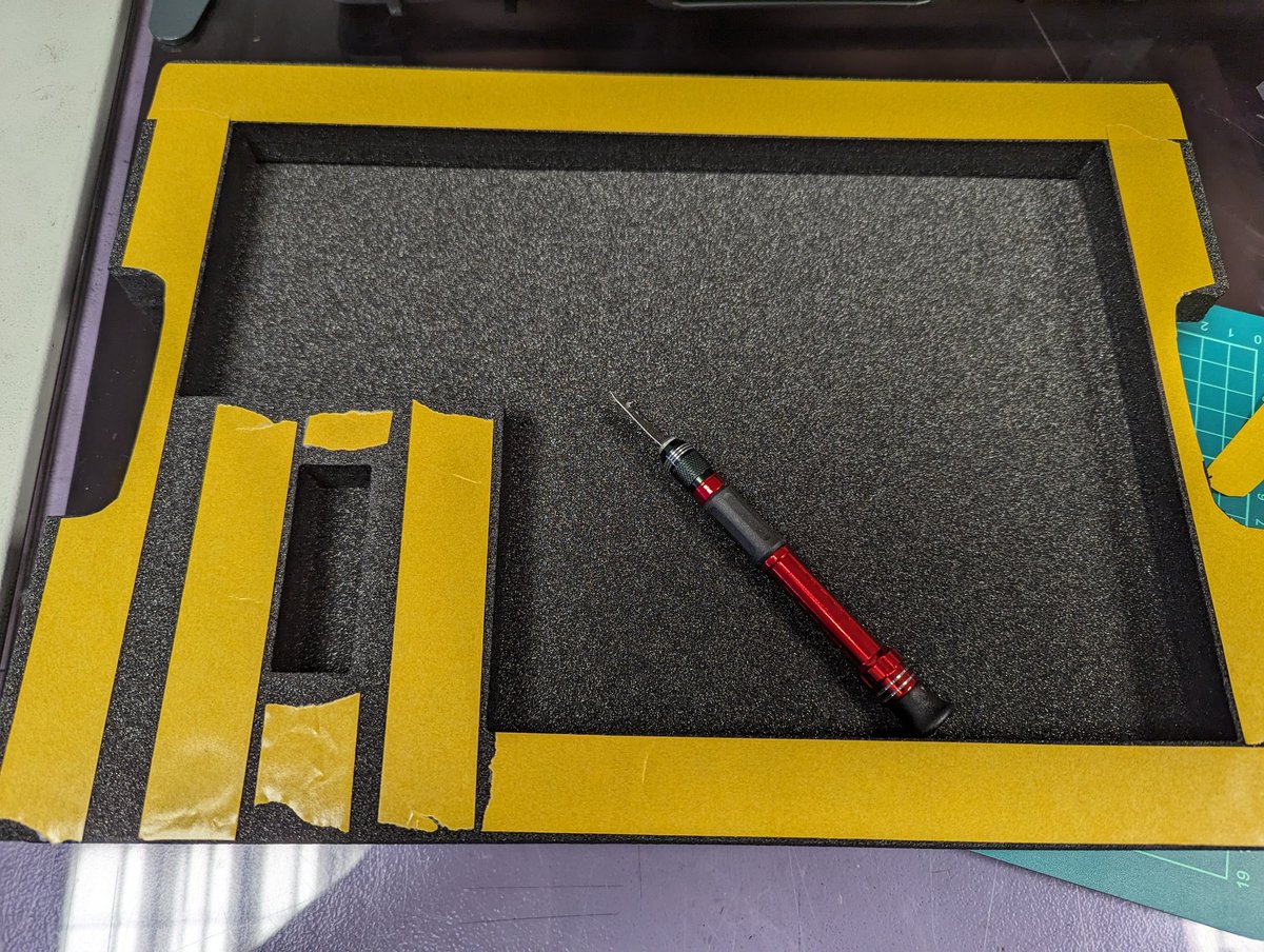 Custom foam inserts for a one-off project 😍