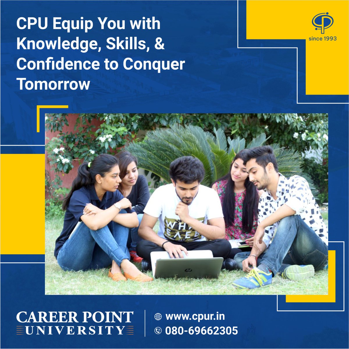 cpukota's tweet image. 🚀📚 "At CPU, we're equipping you with the knowledge, skills, and confidence to conquer tomorrow. 💪🌟

📞 For inquiries, call us at 080-69662305.
🌍Visit our website: shorturl.at/mJPS9
 
#CareerPointUniversity #ConquerTomorrow #EducationForSuccess #EducationMatters #Future