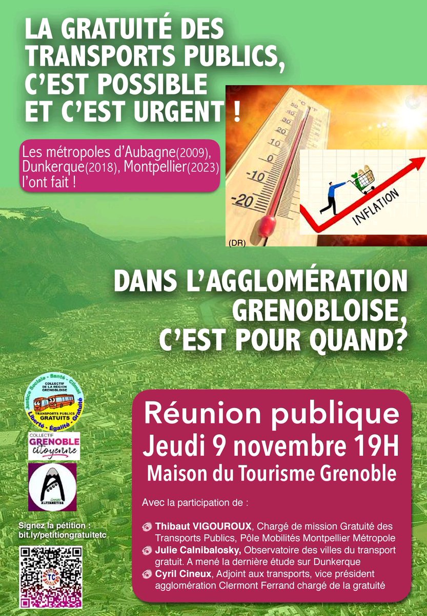 Collectif pour la gratuité des TC - Métro Grenoble tweet media